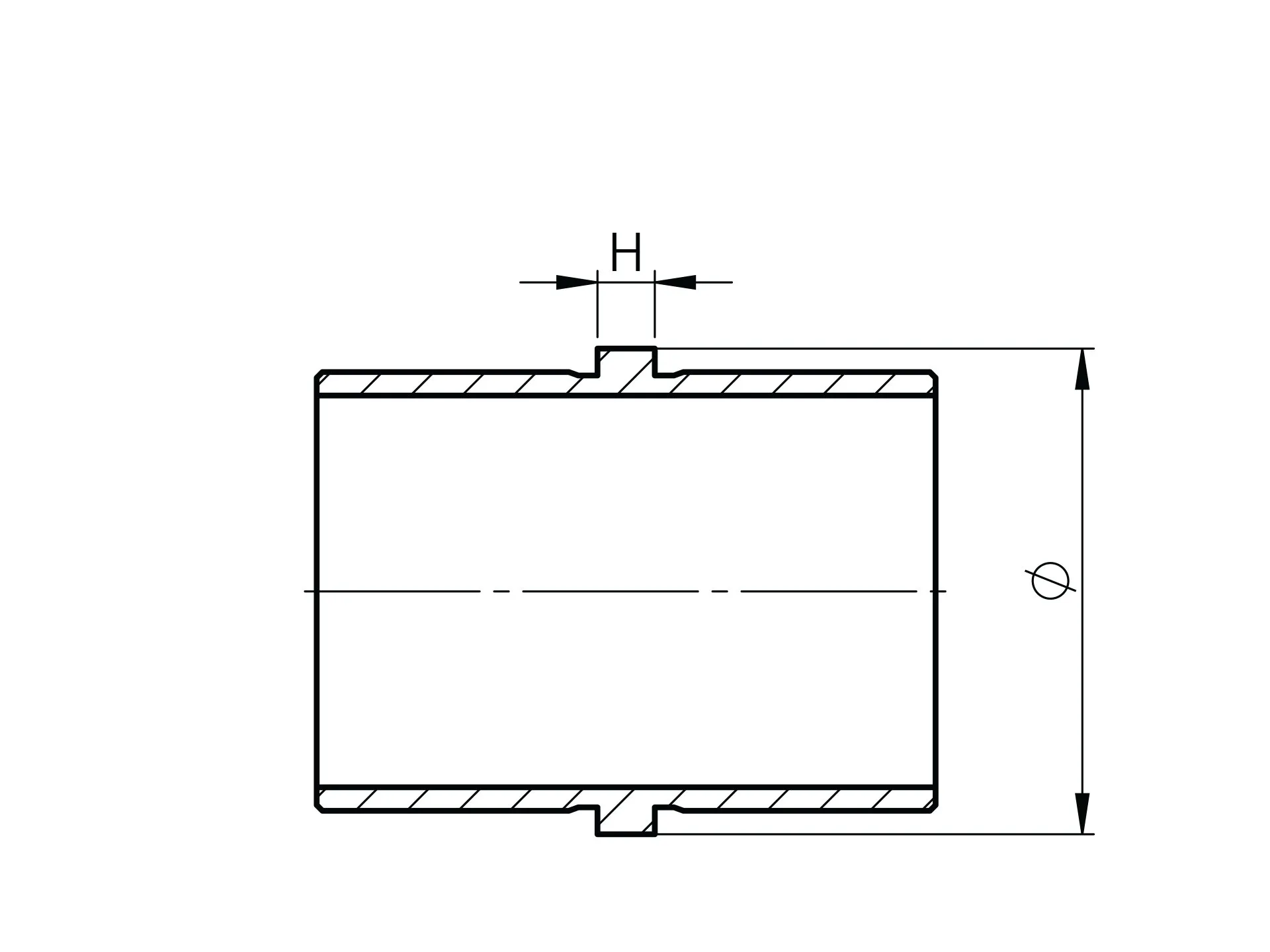 Jonction inox 304 pour tube ∅42.4mm – Image 2