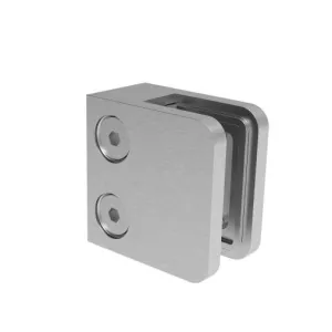 Pince verre inox 304  45*45 dos plat