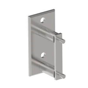 Platine latérale inox 304 pour tube 40*40