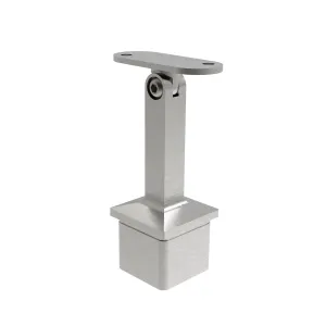 Support inox pour 40*40 - tige orientable