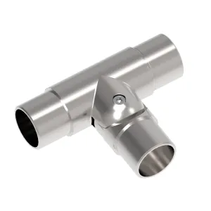 Tés 3 directions variable inox 304 pour ∅42.4mm