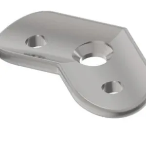 Platine 135° inox 304 pour tube diam 42.4